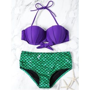 ZAFUL Mermaid Fish Scale Bikini Set